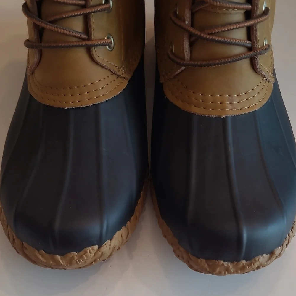 Tommy Hilfiger Waterproof Slip On Leather Traction Insulation Rain Snow Boot